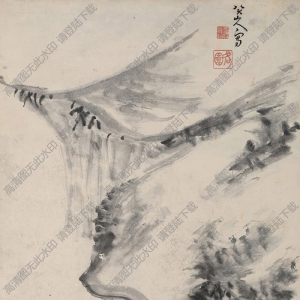 八大山人作品_魚(yú)樂(lè)圖_高清大圖下載