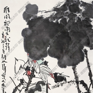 崔如琢國(guó)畫作品 聽風(fēng)聽雨又聽聲 高清下載
