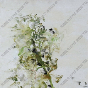 周春芽油畫(huà) 風(fēng)中的百合 高清大圖下載