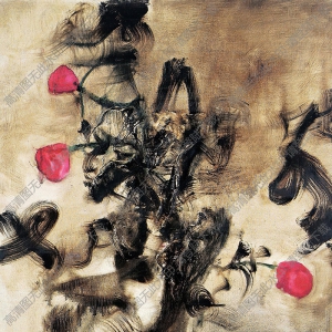 周春芽油畫(huà)作品 移動(dòng)的風(fēng)景 高清下載