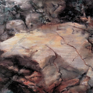 周春芽油畫(huà)作品 中國(guó)山水 高清下載