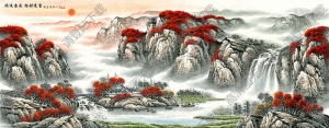 國(guó)畫(huà)名作_鴻運(yùn)當(dāng)頭、招財(cái)進(jìn)寶_高清大圖下載