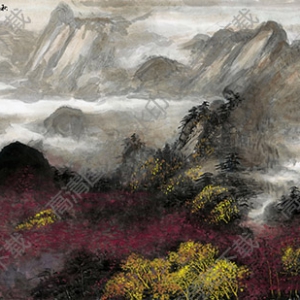 國(guó)畫(huà)名作_秋霜過(guò)后滿(mǎn)山金_高清大圖下載