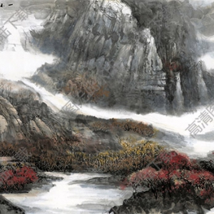 國(guó)畫(huà)名作_一汪清泉漾千秋_高清大圖下載