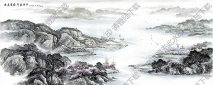 國(guó)畫(huà)名作_云蒸霞蔚、氣象萬(wàn)千_高清大圖下載
