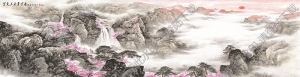 國(guó)畫名作_紫氣東來事業(yè)春_高清大圖下載