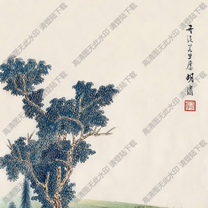 胡若思國(guó)畫(huà) 高仕圖 高清大圖下載