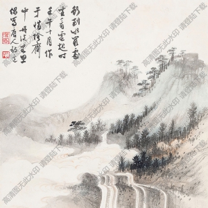 胡若思國(guó)畫作品 唐人詩(shī)意圖 高清下載