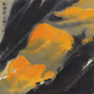 賈又福國畫 牧趣圖 高清大圖下載