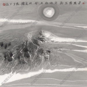 賈又福國畫作品 天涯對(duì)月吟 高清下載
