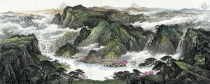 國(guó)畫名作_錦繡山河_高清大圖下載
