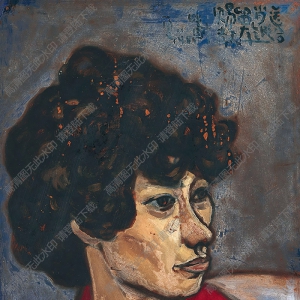 張曉剛作品 肖像4號，1983 高清大圖下載