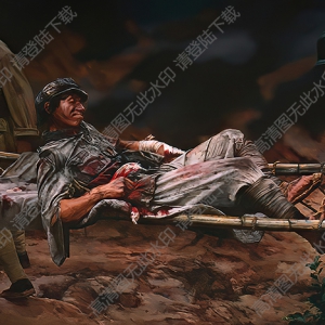 白展望作品_紅軍師長(zhǎng)陳樹湘_高清大圖下載