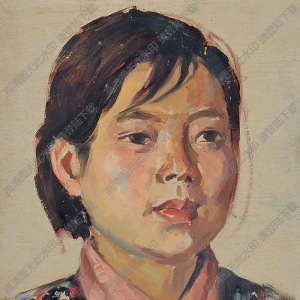 林達川油畫 女兒肖像 高清大圖下載