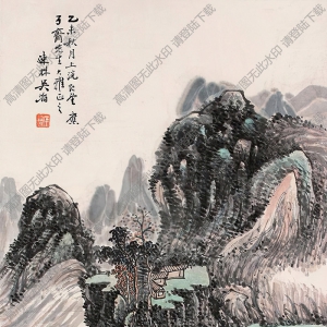 吳滔作品 山水畫(huà)13 高清大圖下載