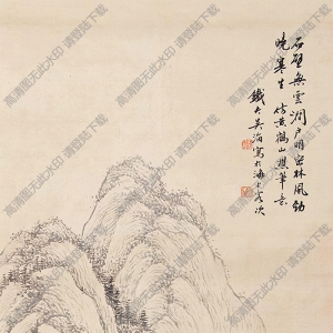 吳滔作品 山水畫(huà)19 高清大圖下載