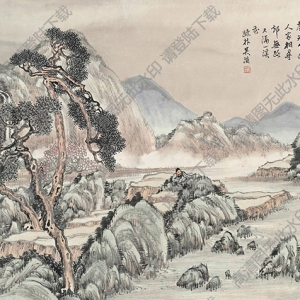 吳滔作品 山水畫(huà)25 高清大圖下載