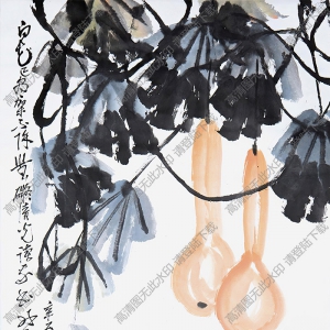 孫竹籬國畫作品 葫蘆圖4 高清下載