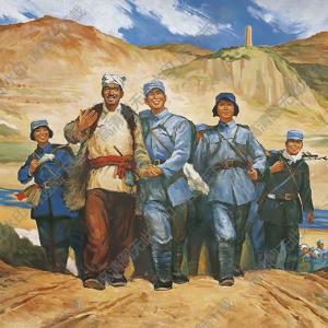 沈豐明作品_發(fā)揚延安精神到工農(nóng)兵中去_高清下載