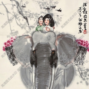 史國良國畫 版納之春 高清大圖下載