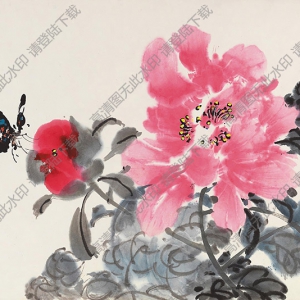 宗其香國(guó)畫 蝶戀花 高清大圖下載