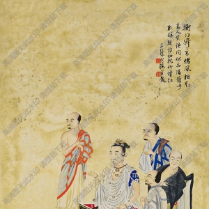 包棟國(guó)畫_大士圖_高清大圖下載