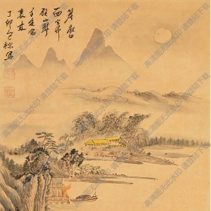 包棟國畫_山水圖_高清大圖下載