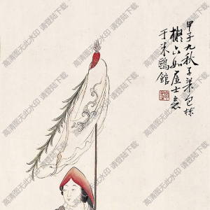 包棟國畫_四美圖_高清大圖下載