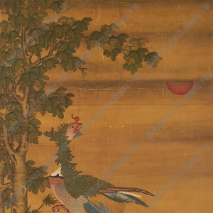 邊景昭國(guó)畫(huà) 百鳥(niǎo)朝鳳 高清大圖下載