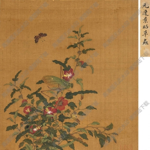 邊景昭國(guó)畫(huà) 草蟲(chóng)花卉 高清大圖下載