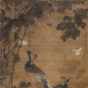 邊景昭國(guó)畫(huà) 鳳凰于飛 高清大圖下載