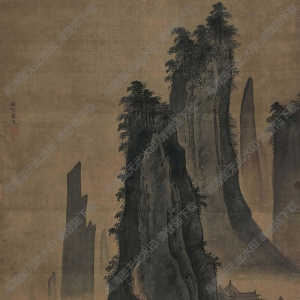 戴進(jìn)國畫 北宗山水 高清大圖下載
