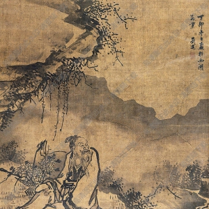 戴進(jìn)國畫 東山采菊?qǐng)D 高清大圖下載