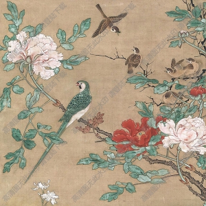 戴進(jìn)國畫 花鳥 高清大圖下載