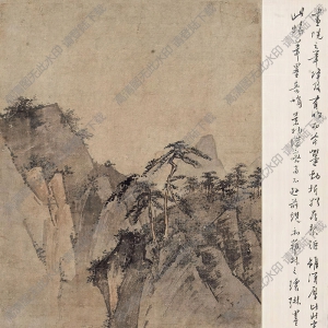 戴進(jìn)國畫 江行圖 高清大圖下載