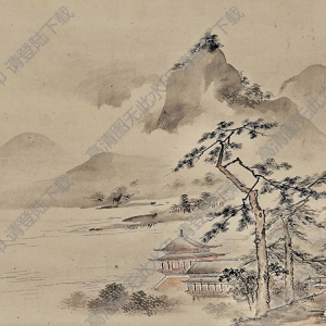 戴進(jìn)國(guó)畫 山水畫 (1) 高清大圖下載