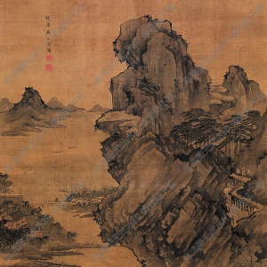 戴進(jìn)國(guó)畫 山水畫 (6) 高清大圖下載