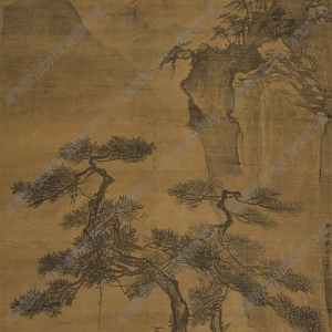 戴進(jìn)國(guó)畫 聽琴圖 高清大圖下載