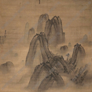 戴進(jìn)國(guó)畫 云林仙館 高清大圖下載