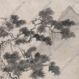 戴進(jìn)國(guó)畫 坐聽松風(fēng) 高清大圖下載
