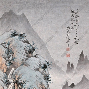 吳琴木國(guó)畫 風(fēng)雨故人來(lái) 高清大圖下載