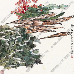 孫雪泥國(guó)畫 初夏 高清大圖下載