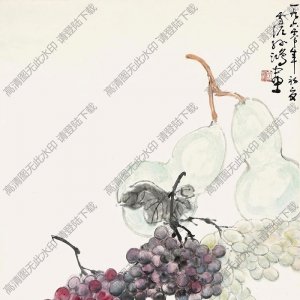 孫雪泥國(guó)畫(huà) 蔬果 (5) 高清大圖下載