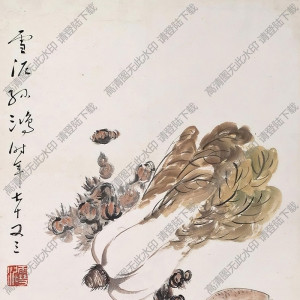 孫雪泥國(guó)畫(huà) 蔬果圖 (2) 高清大圖下載