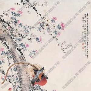 丁寶書國(guó)畫 富貴常至圖 高清大圖下載