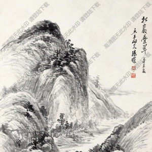 湯滌國(guó)畫 山水(6) 高清大圖下載