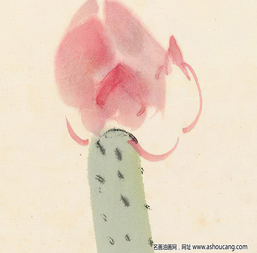 張大千作品_荷花_慶華世講留玩_己亥夏五_高清大圖下載