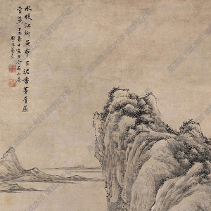 蔡嘉國(guó)畫 山居圖 高清大圖下載