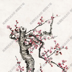 高野侯國畫 梅花 (2) 高清大圖下載