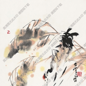 黃獨峰國畫 鶴 高清大圖下載